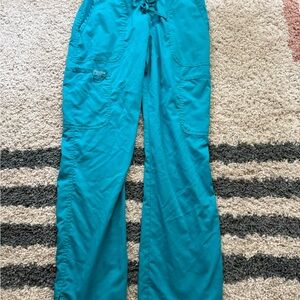 Cherokee teal scrub pants